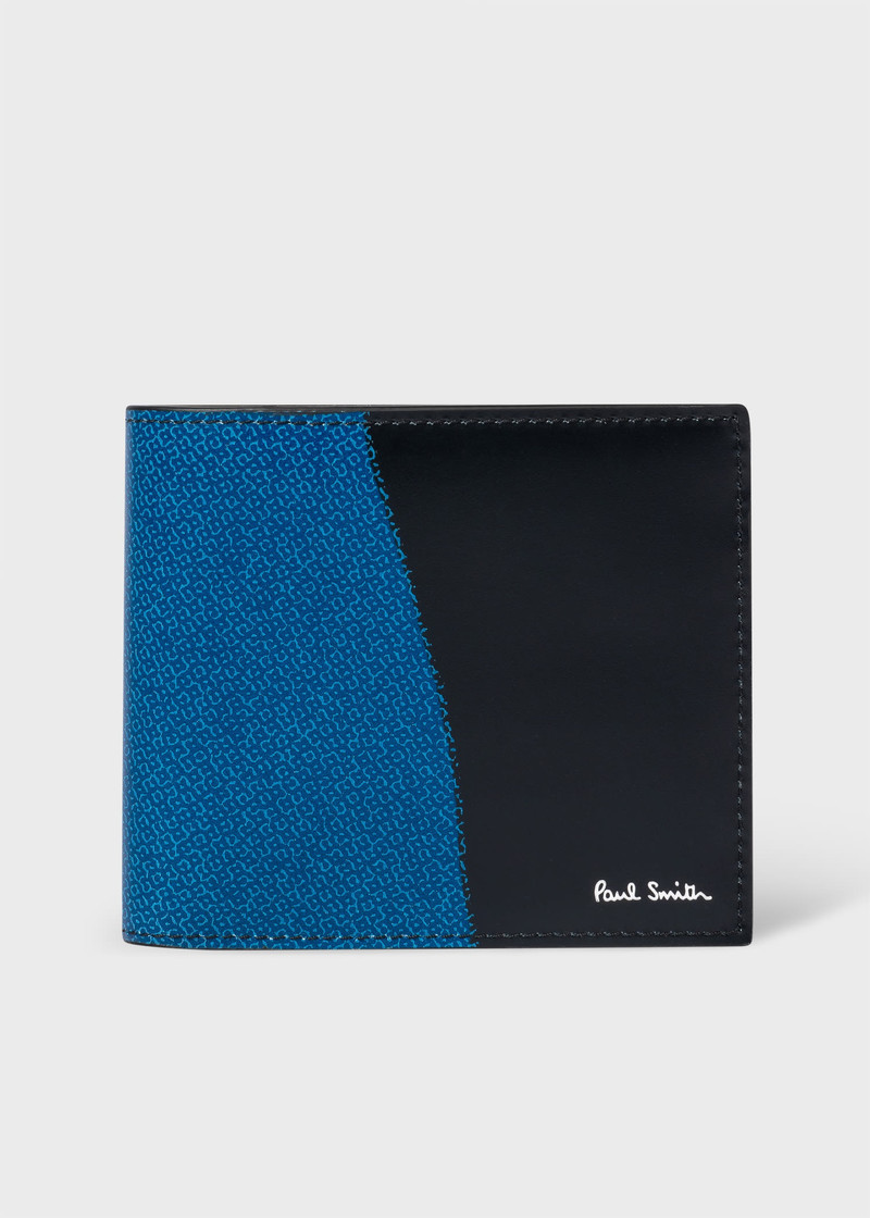 'Rug' Print Leather Billfold Wallet 1