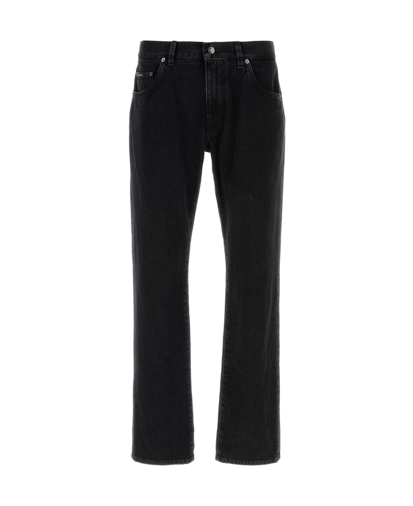 Black Denim Jeans - 1