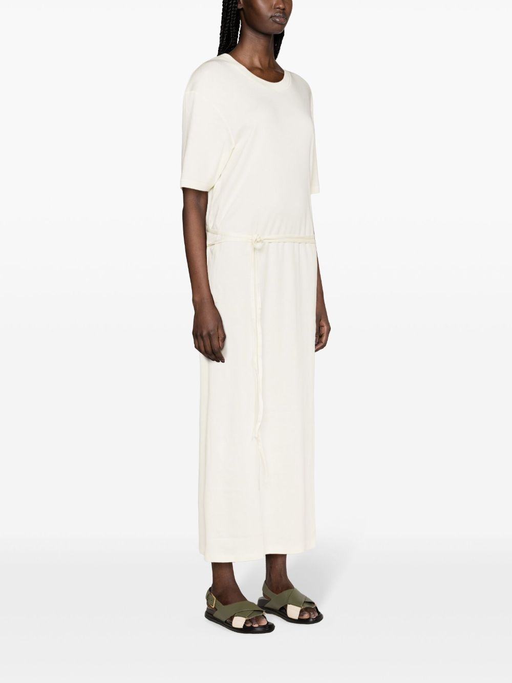 belted T-shirt maxi dress - 3