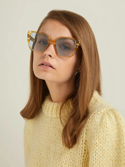 CELINE Square cat-eye acetate sunglasses outlook