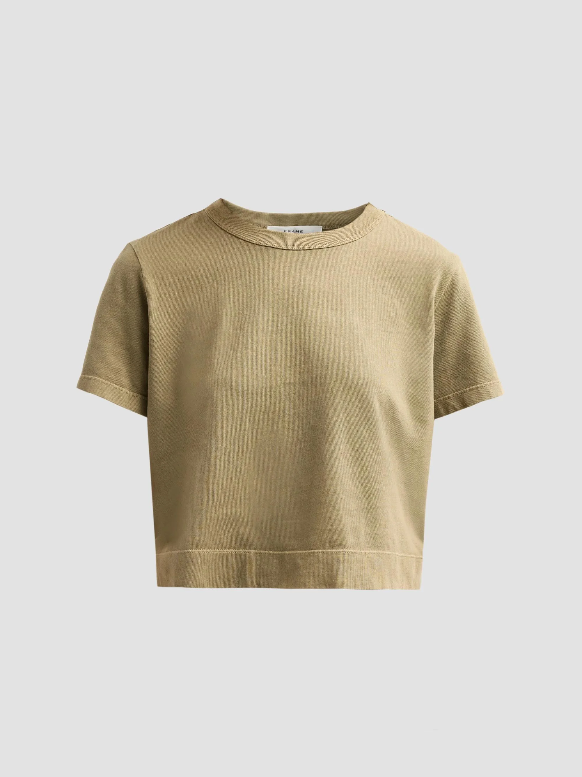 Women's The Boxy Cotton T-Shirt - Army - 1