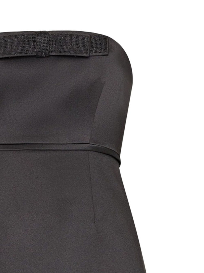 MILLY Robin Duchess bow-embellishment mini dress outlook