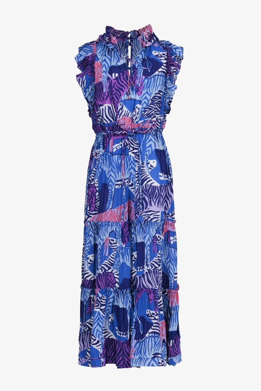 Long Jumpsuit Belene for girls - Blue Ashanti - 1