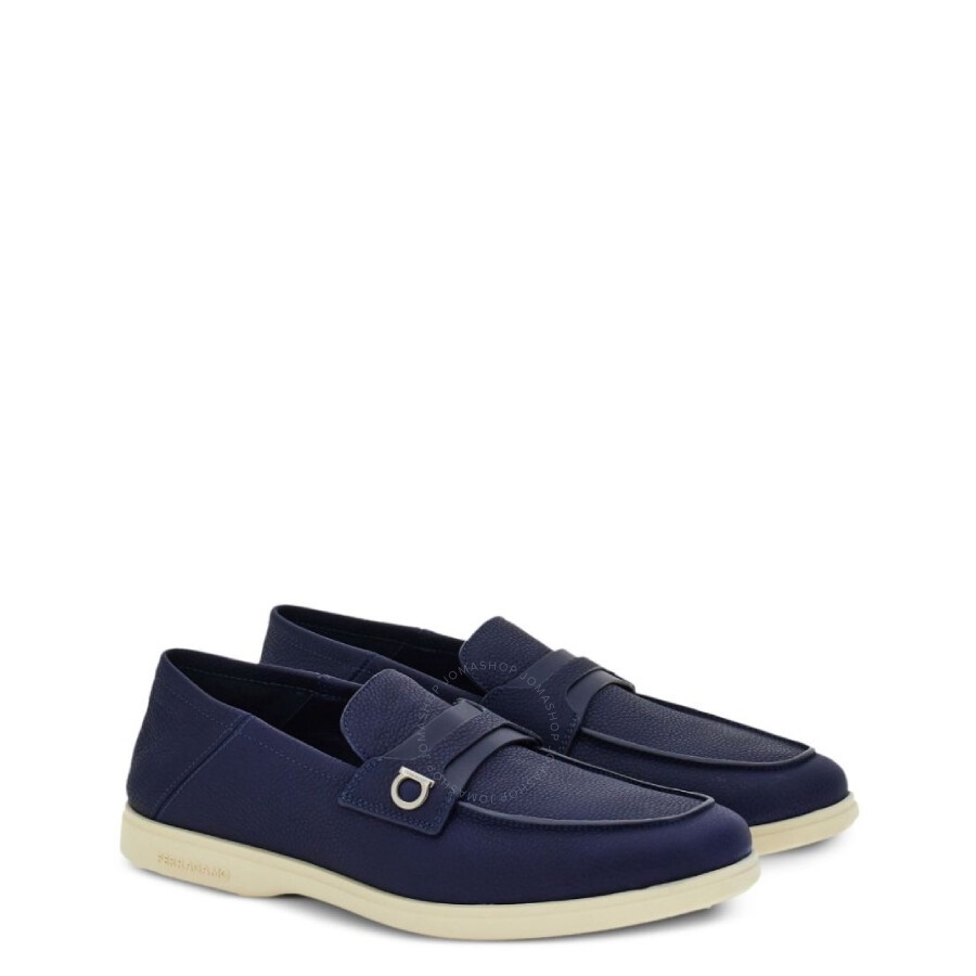 Ferragamo Gancini Plaque Leather Loafers - 2