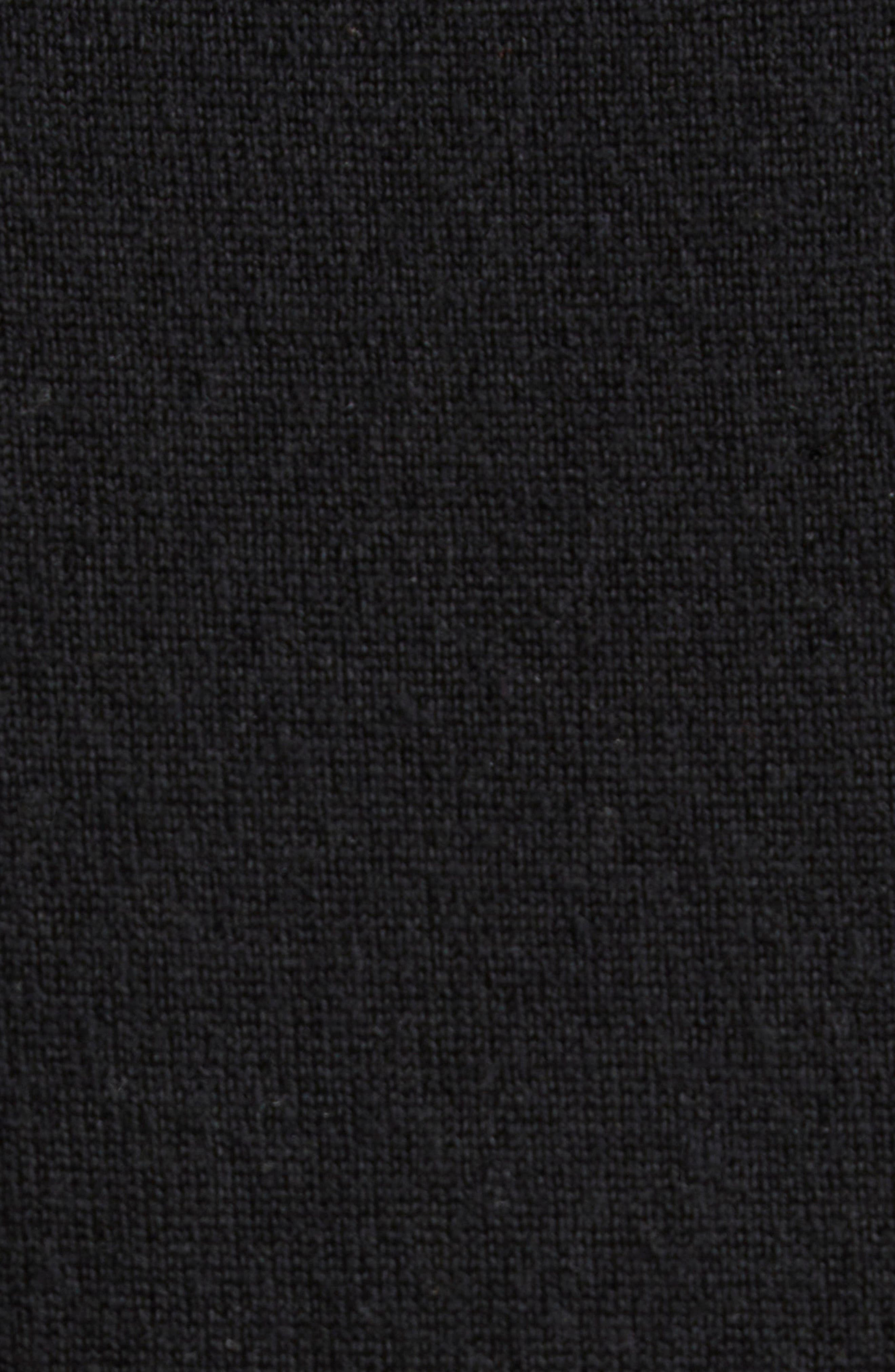 R13 Elbow Sleeve Split Hem Merino Wool Cardigan in Black at Nordstrom - 7