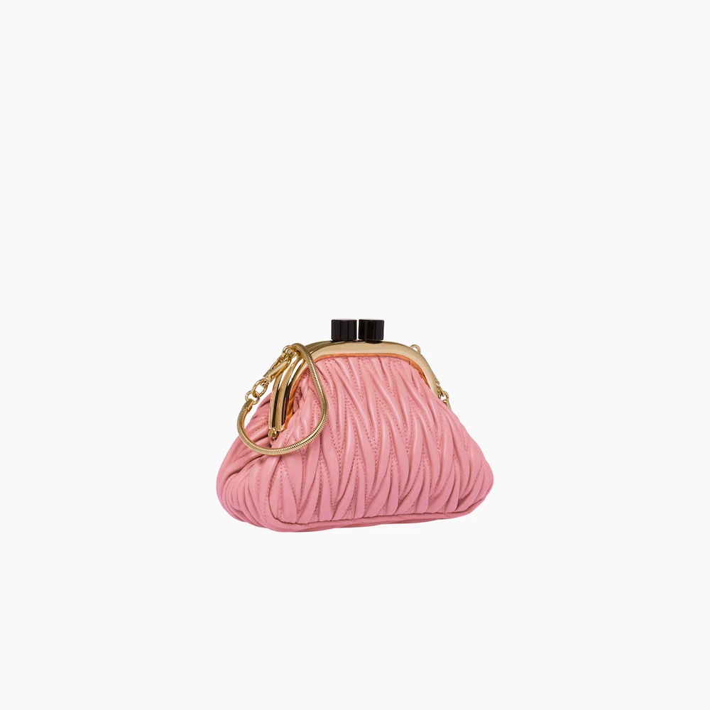 Miu Belle nappa leather mini-bag - 4