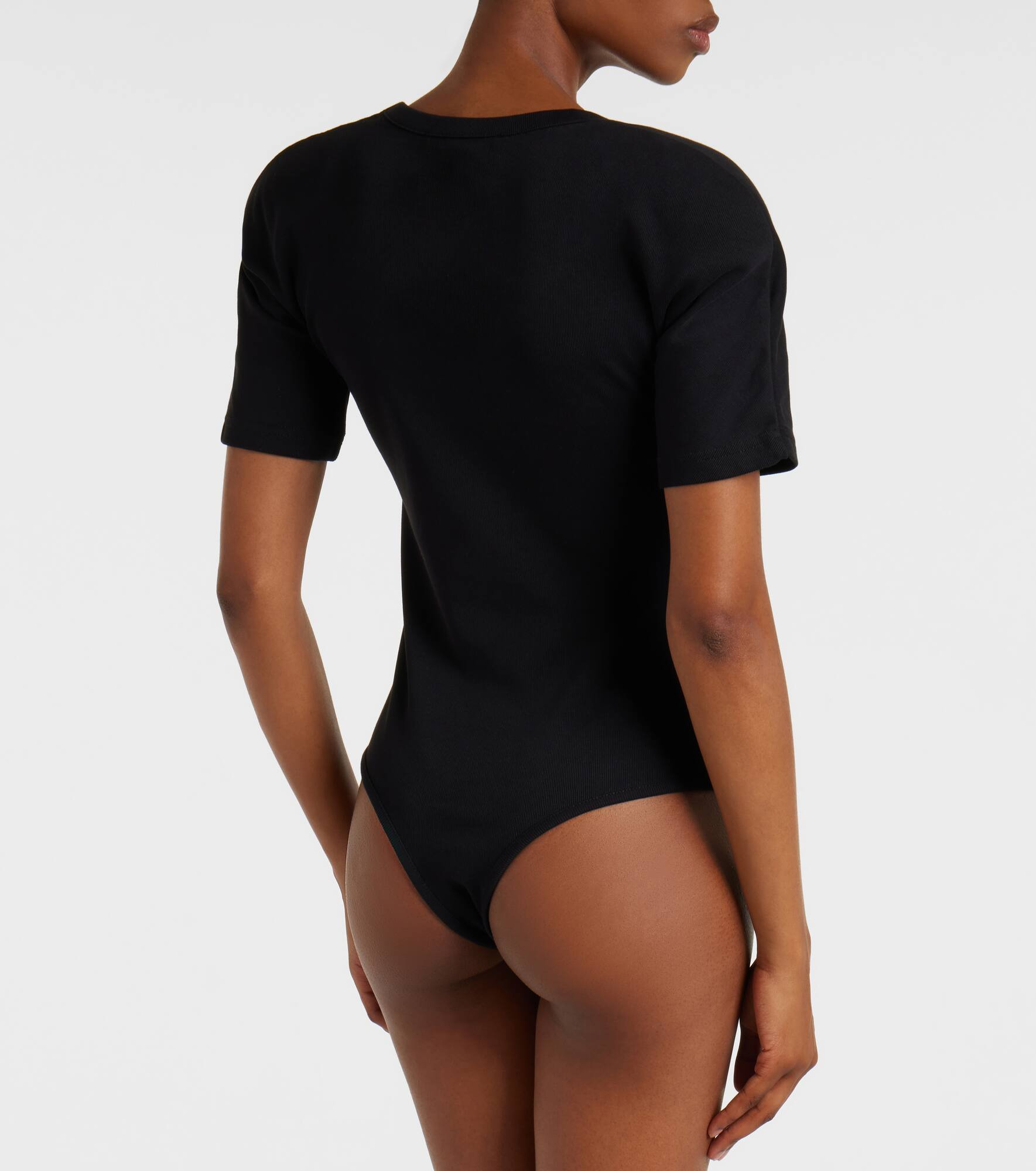 Embroidered cotton bodysuit - 4