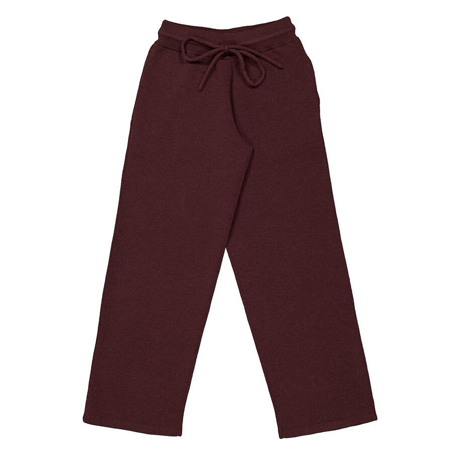 Burberry Wide Leg Pinstrip Wool Trousers, Size X-Small - 5