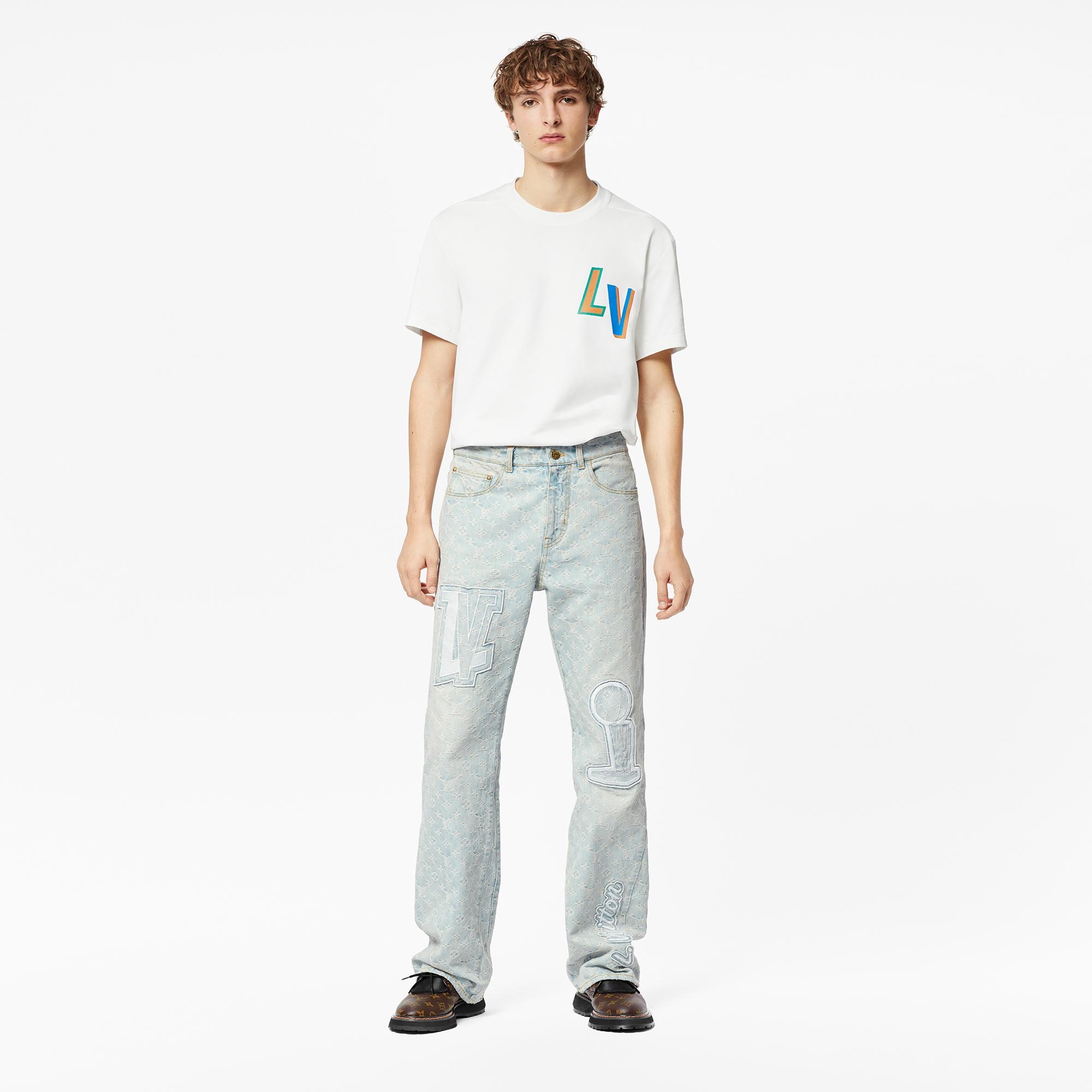 LVxNBA Flared Denim Pants - 2