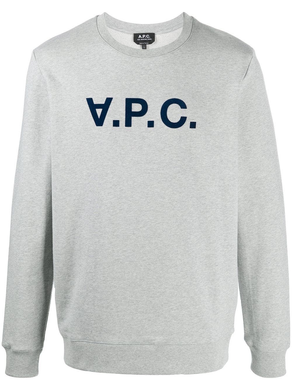 logo print sweatshirt - 1