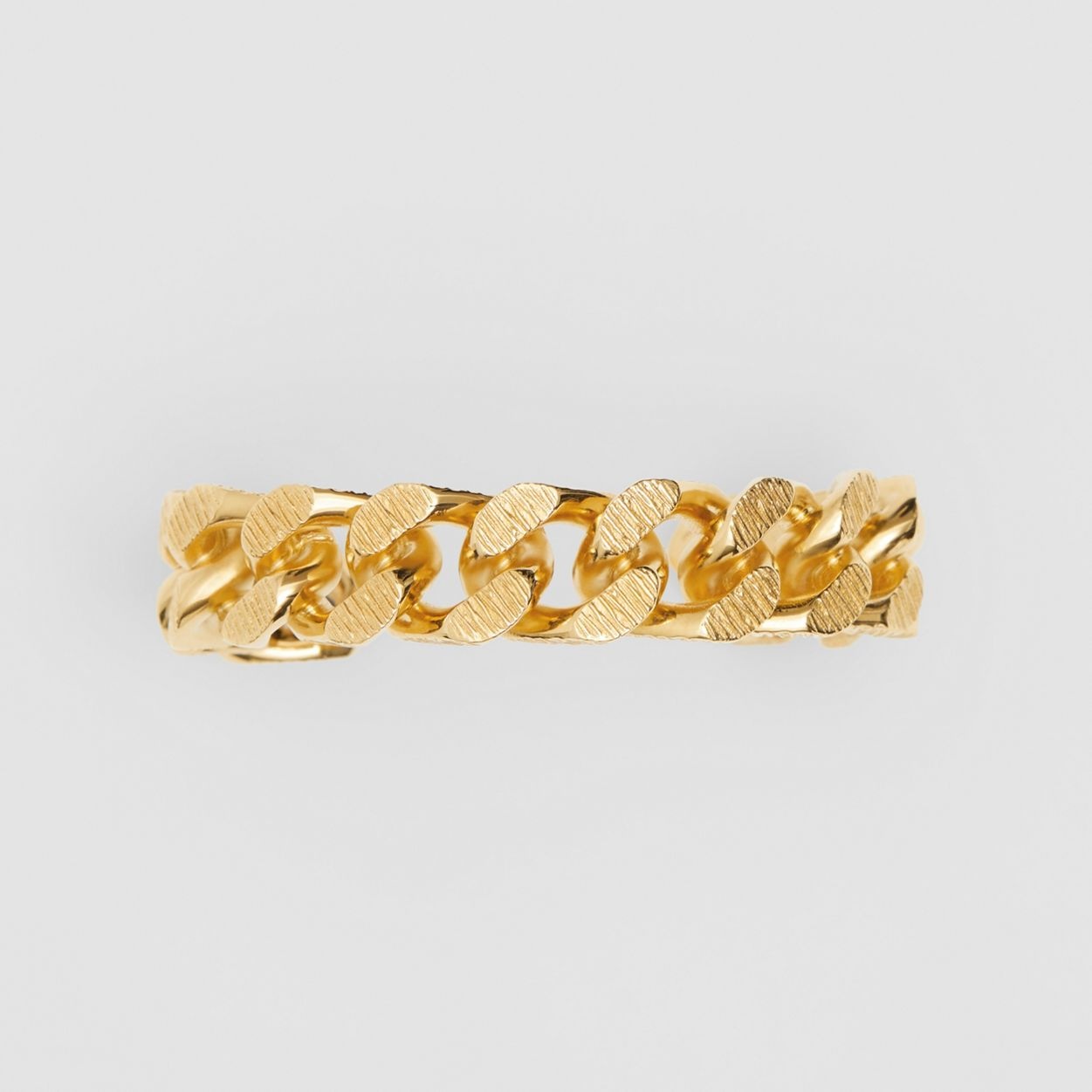 Gold-plated Chain-link Cuff - 4