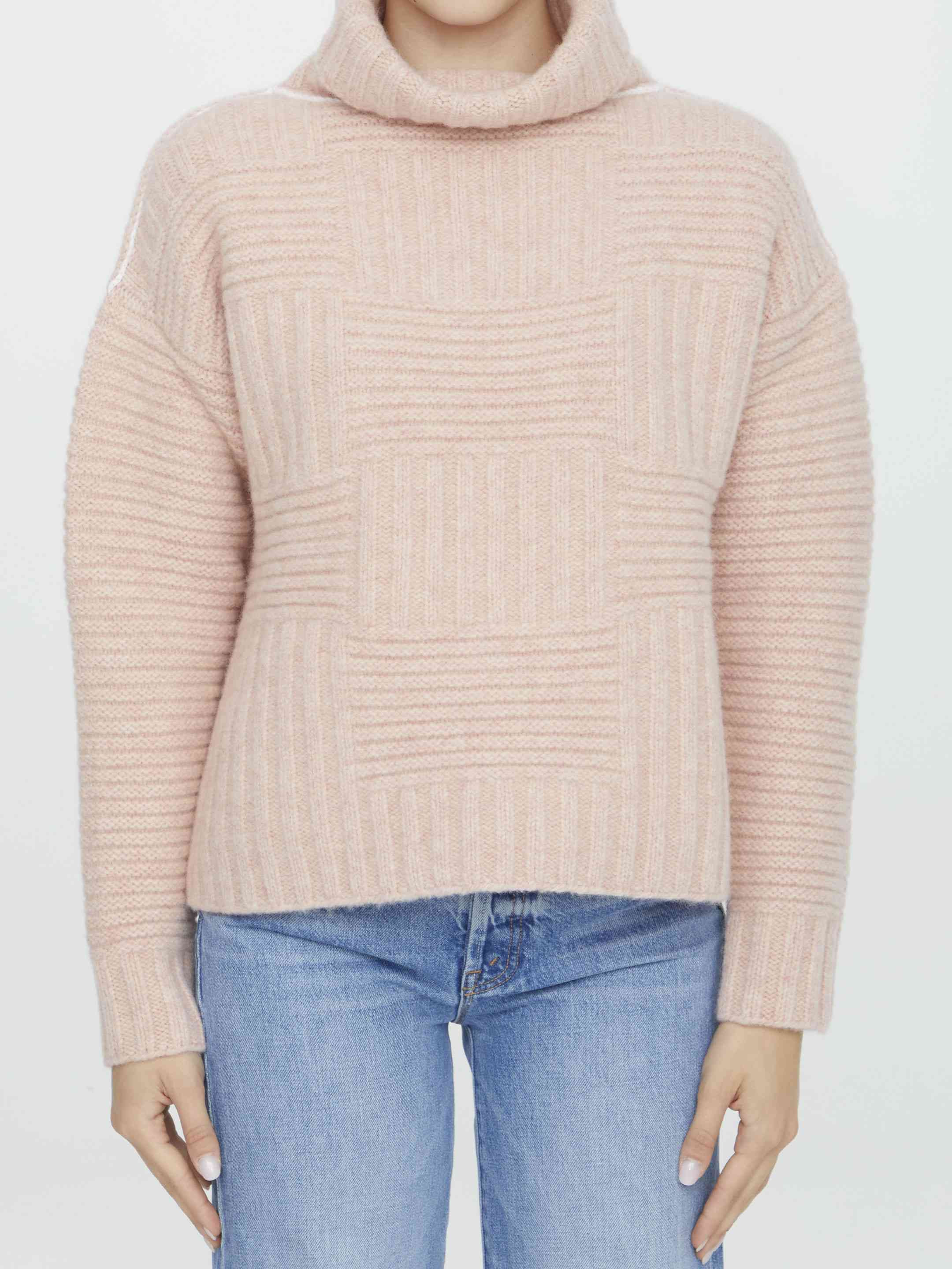 Bottega Veneta Women Wool Turtleneck Sweater - 1