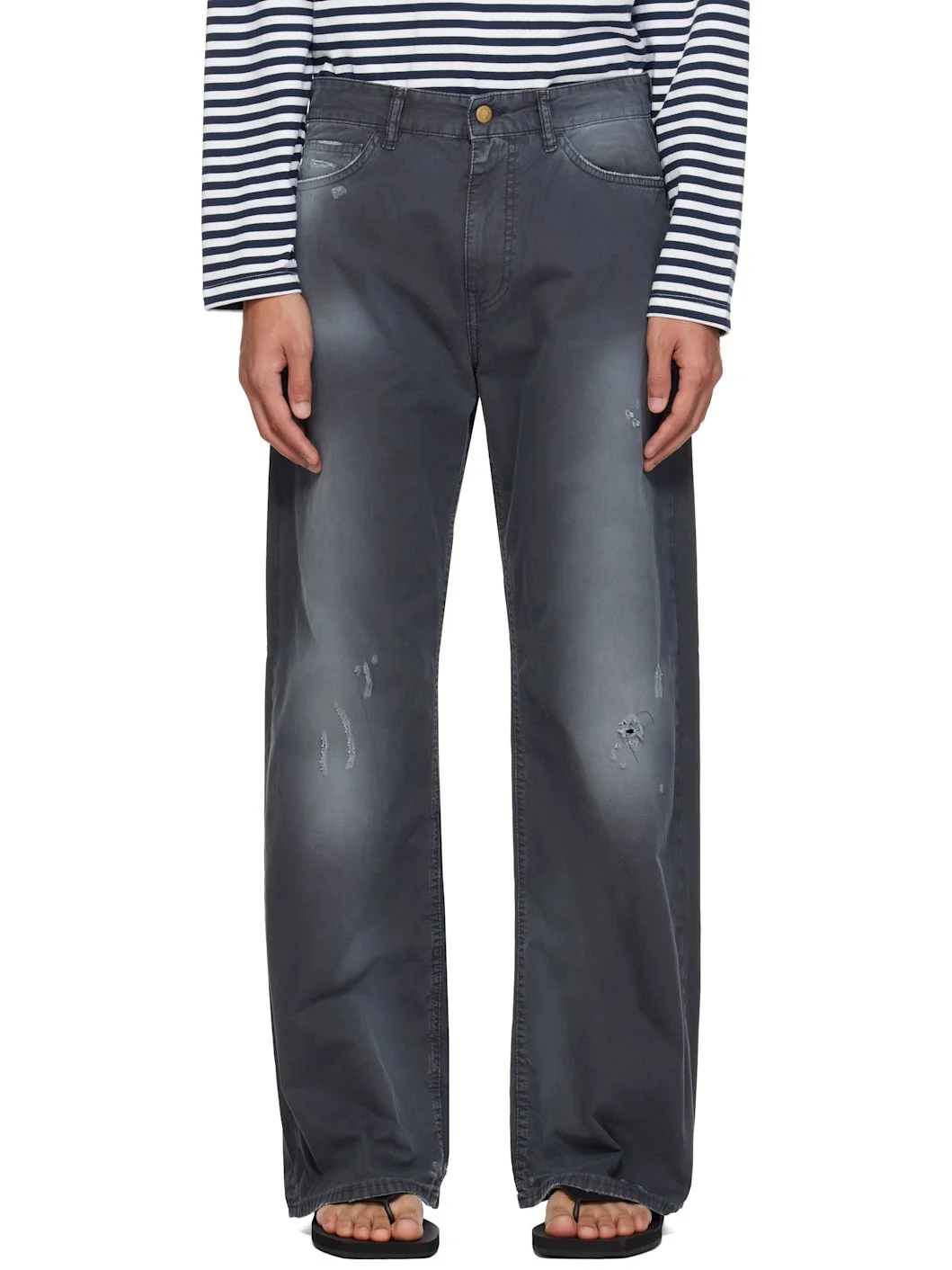 Black Chino Trousers - 1