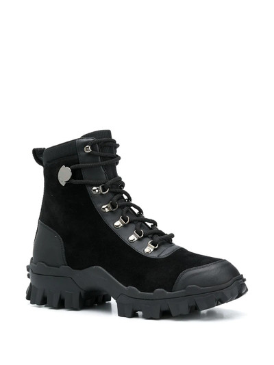 Moncler ridged-sole military boots outlook