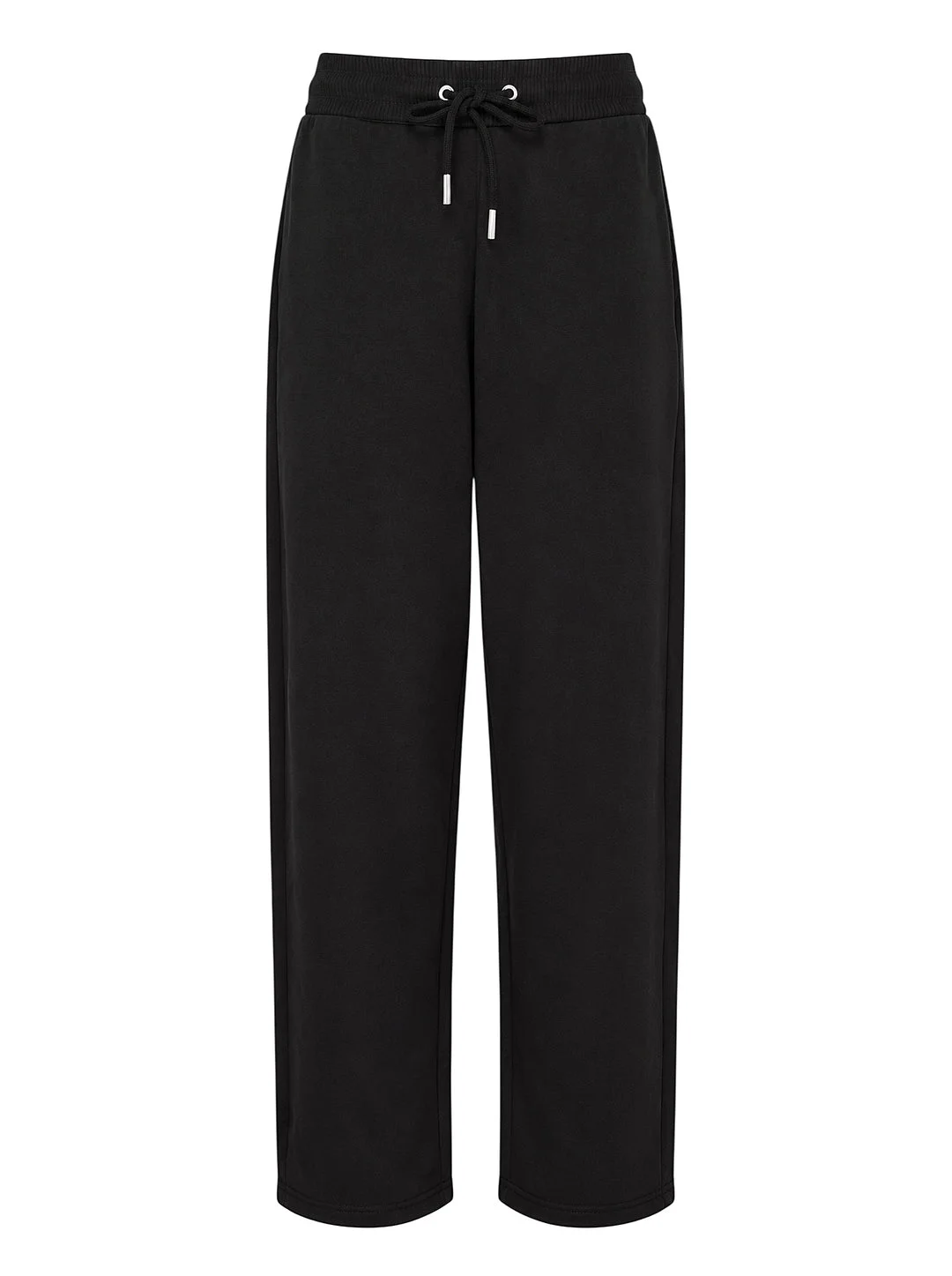 Black Drawstring Sweatpants - 1