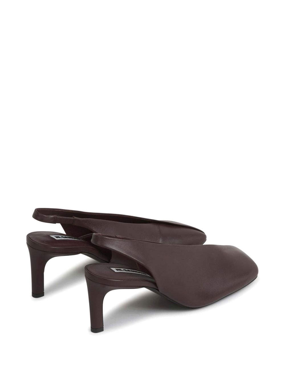 70mm leather pumps - 3