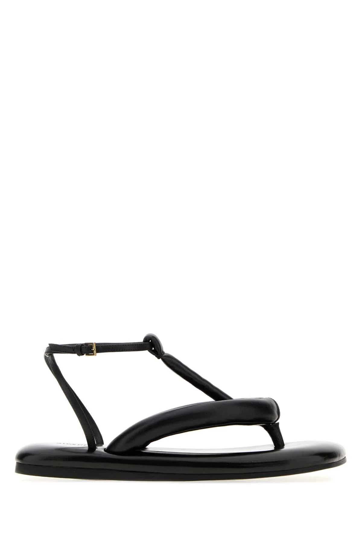 Givenchy Women Black Leather Boudoir Thong Sandals - 1