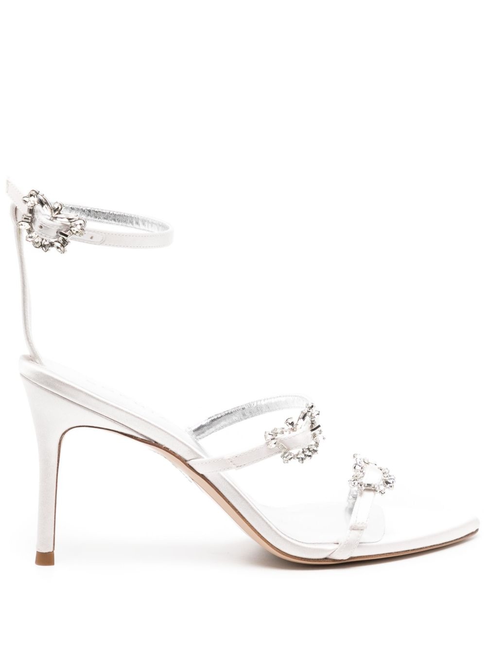Grace 80mm crystal-embellished sandals - 1