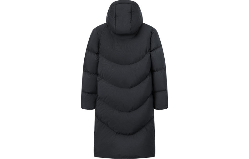 Li-Ning (WMNS) Li-Ning Logo Long Down Jacket 'Black' AYMT116-3 outlook