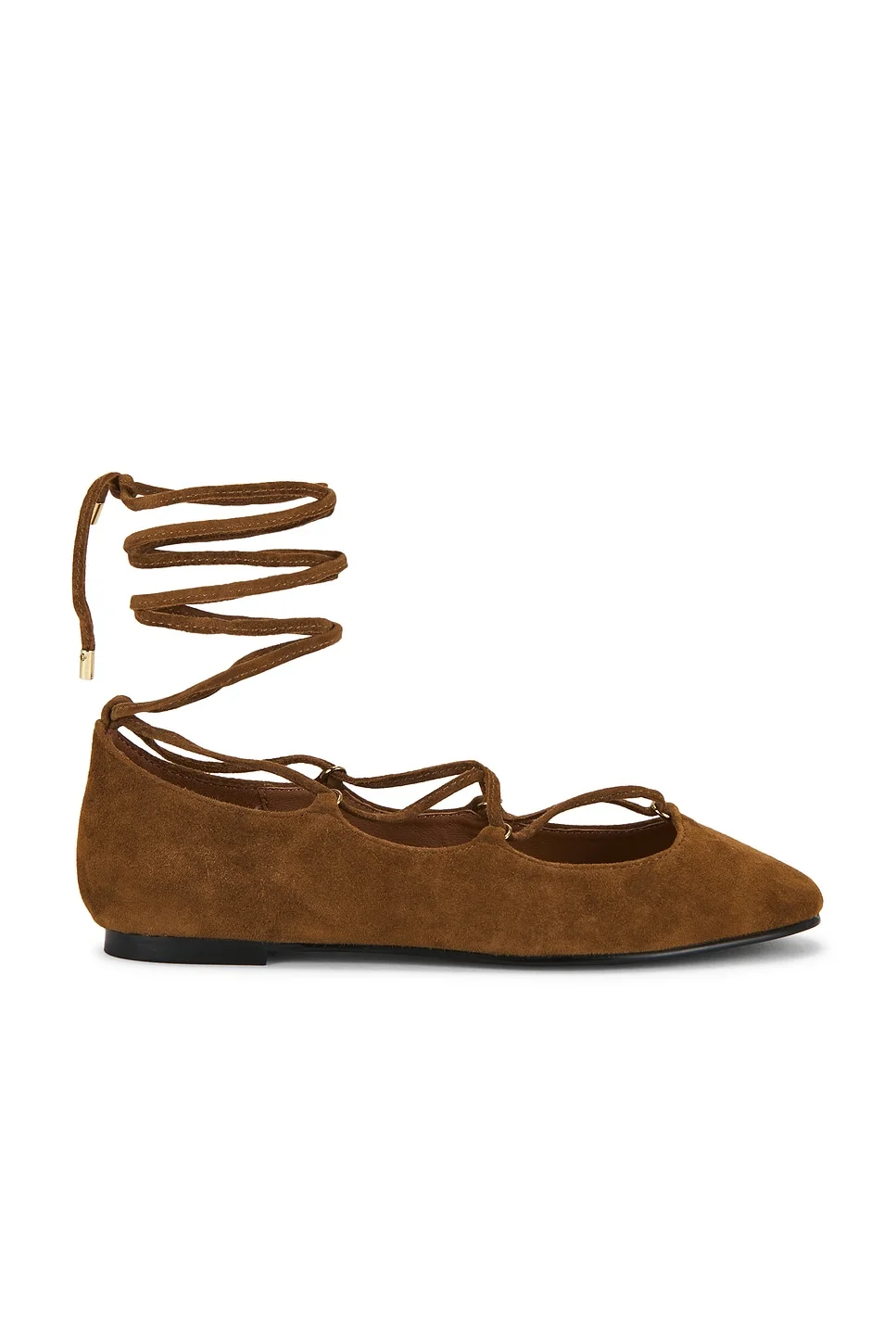 Greta Lace Up Flat - 1