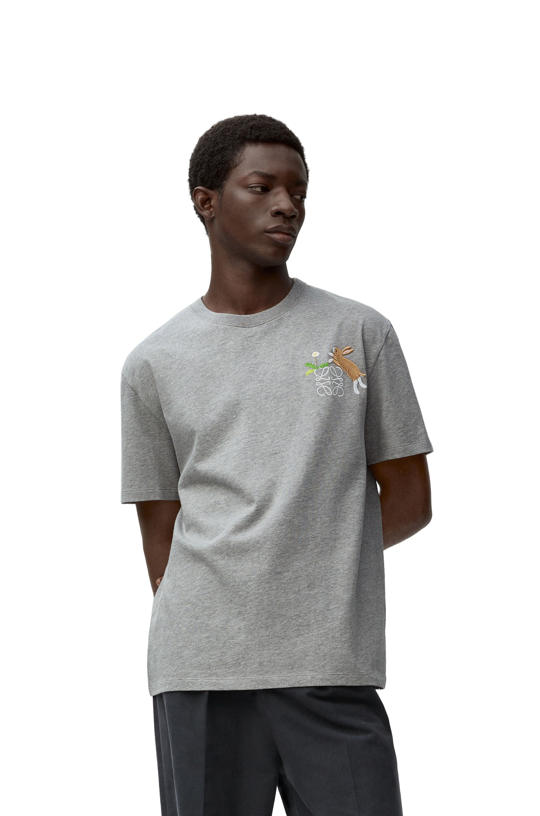 【LOEWE】Suna Fujitaコラボ ルーズフィット Tシャツ Loewe x Suna Fujita Submarine cotton jersey T-shirt Loewe