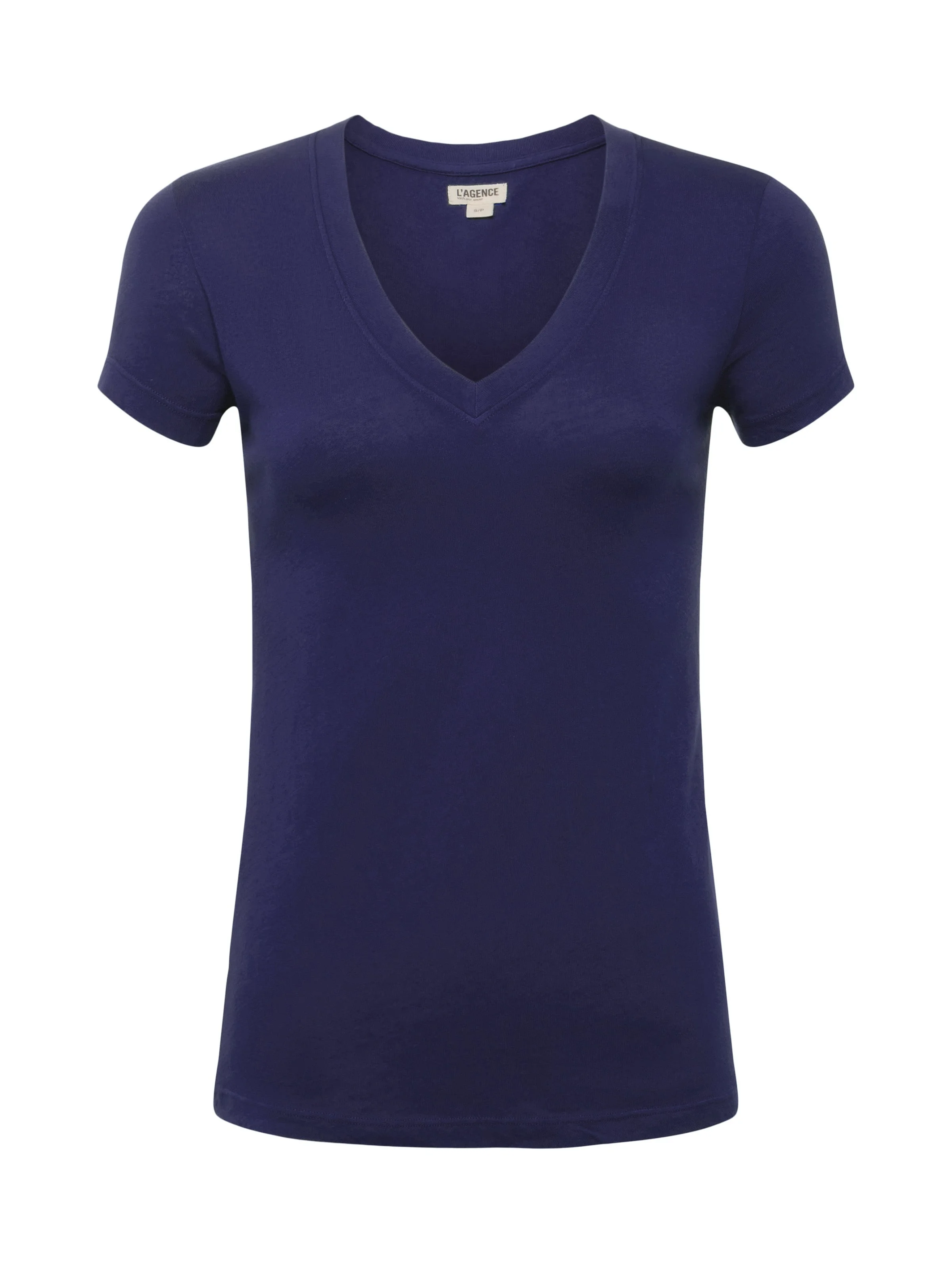 Becca Cotton V-Neck Tee - 1