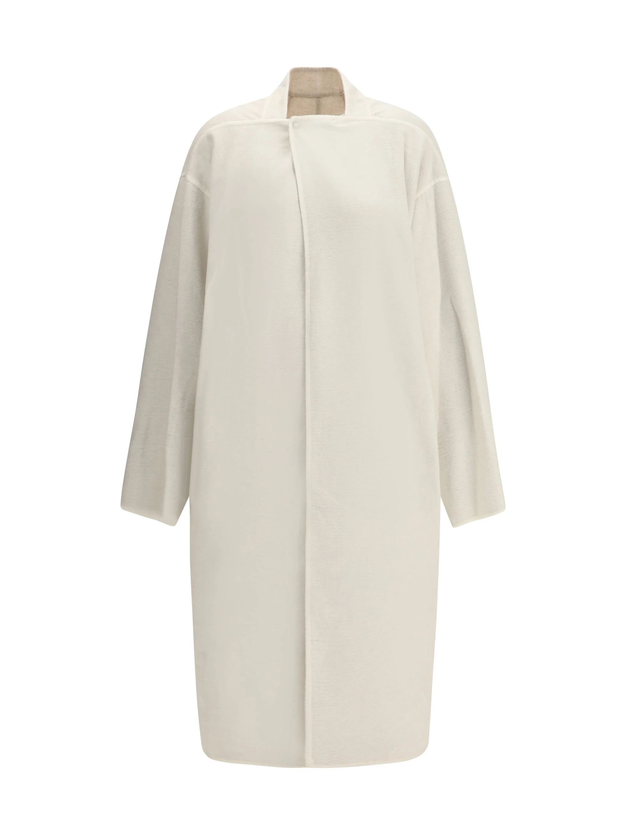 Rick Owens Women Camel Hair Island Coat - 1