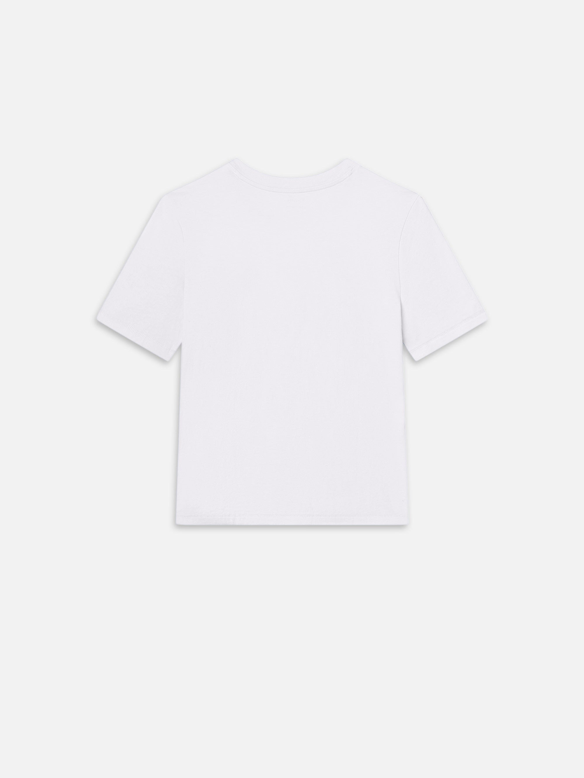Baby Tee in White - 4