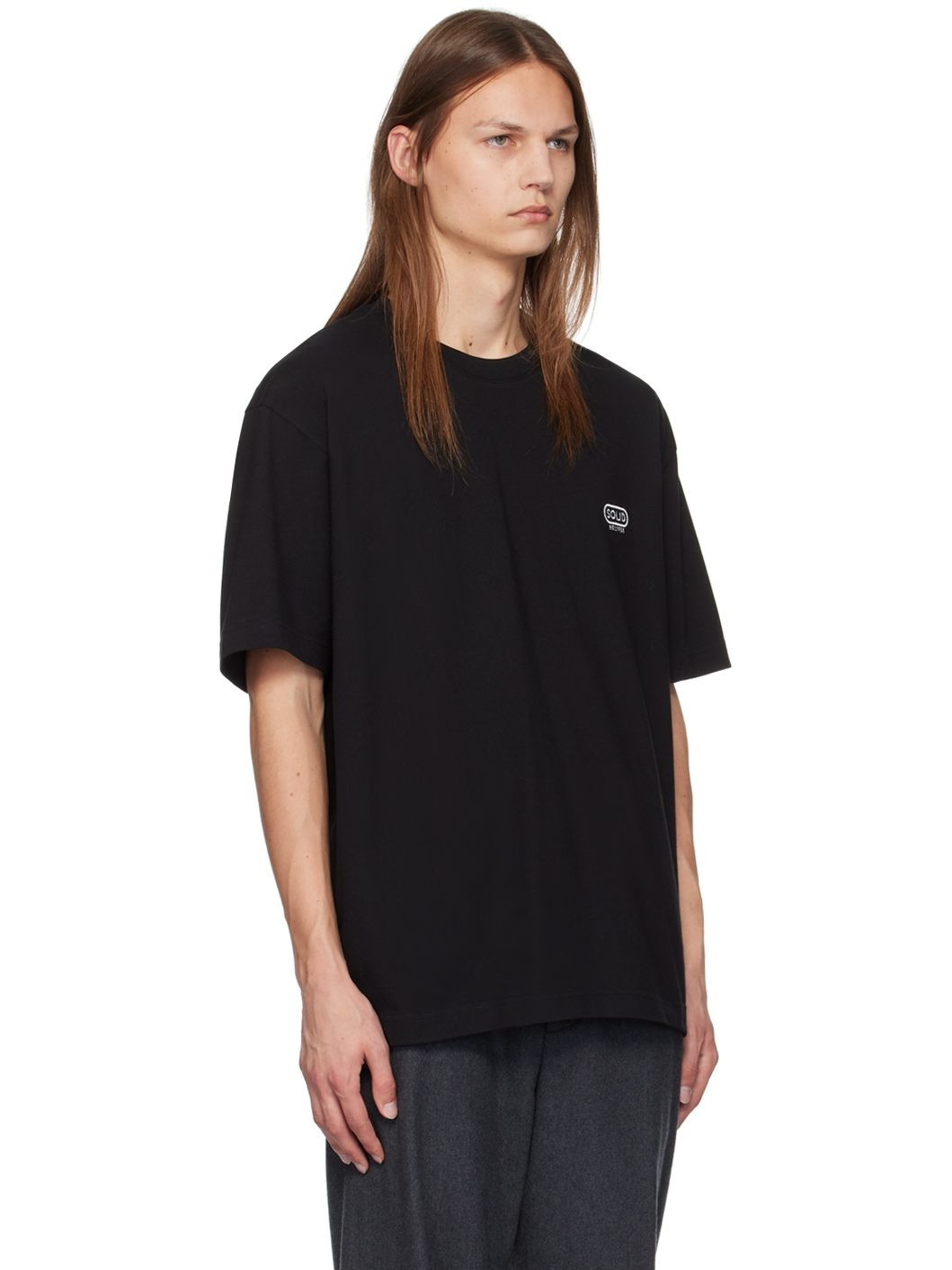 Black Round Logo T-Shirt - 2