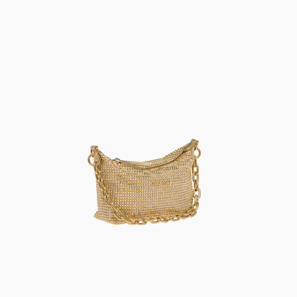 Miu Spirit satin bag with appliqués - 2