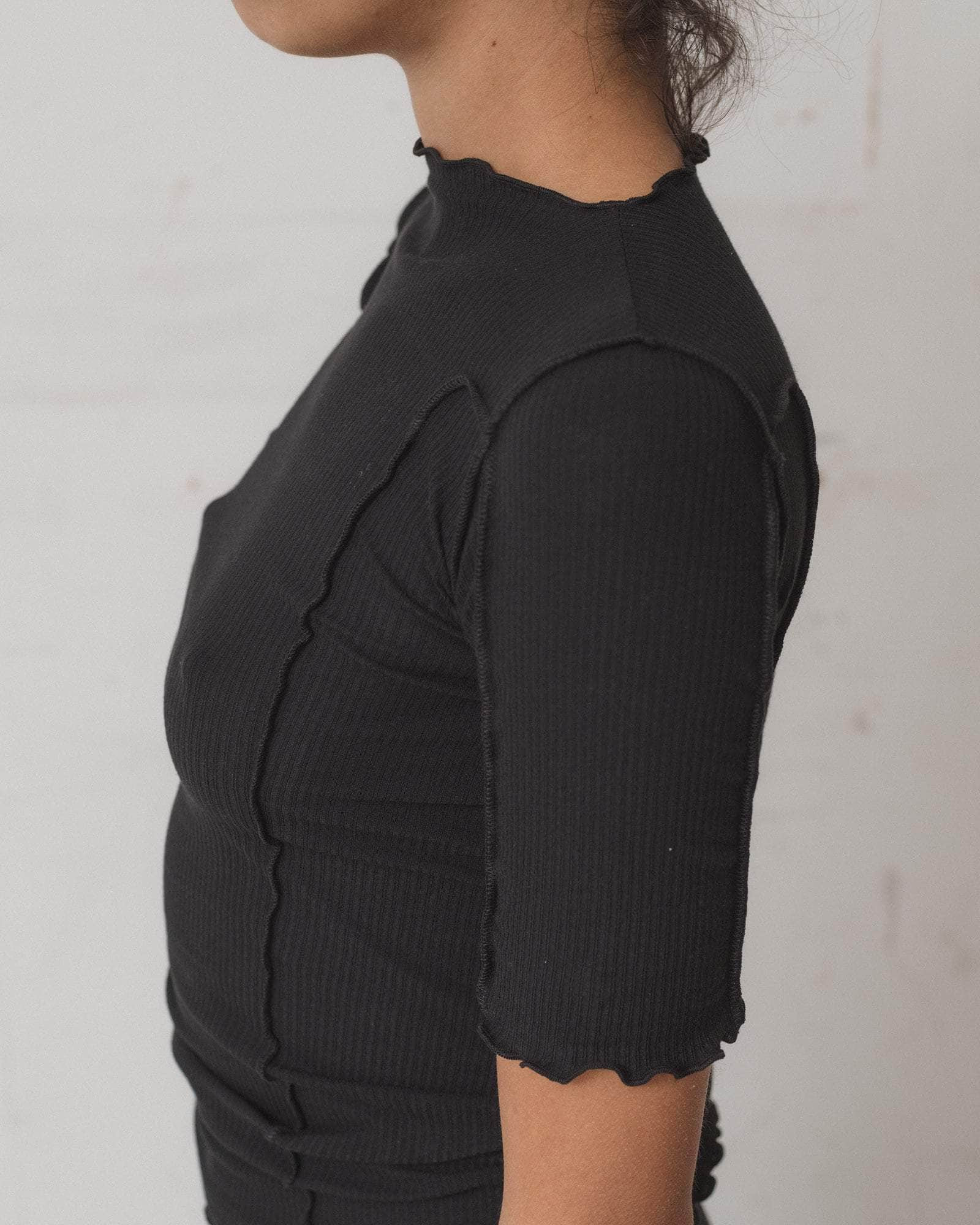 Pack - 2 Omato 3/4 Tee Shirt - Fine Organic Cotton Rib - 7