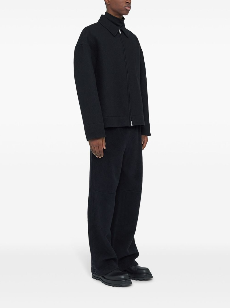 zipped up wool jacket 3
