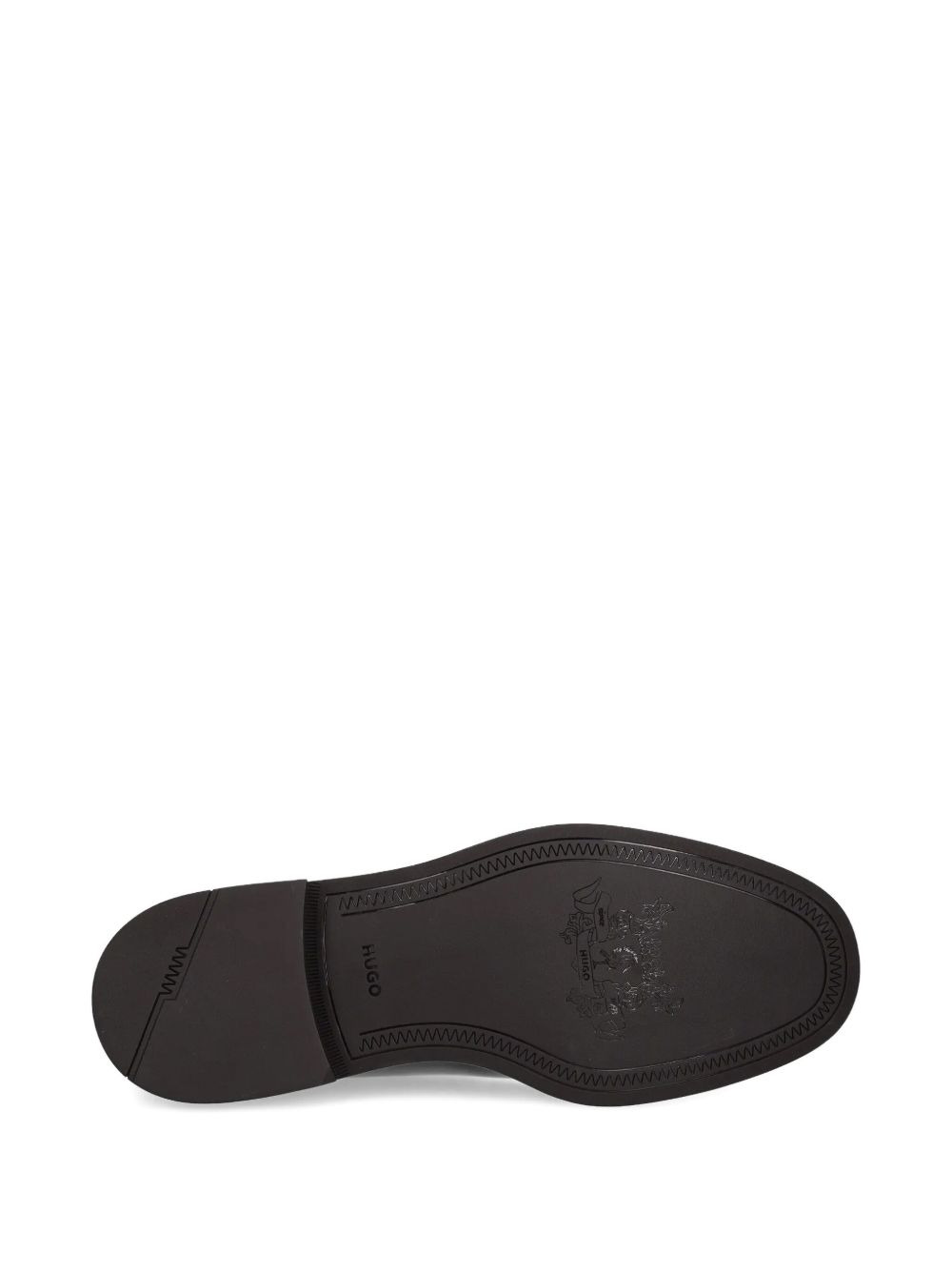 leather lace-up derby shoes - 5