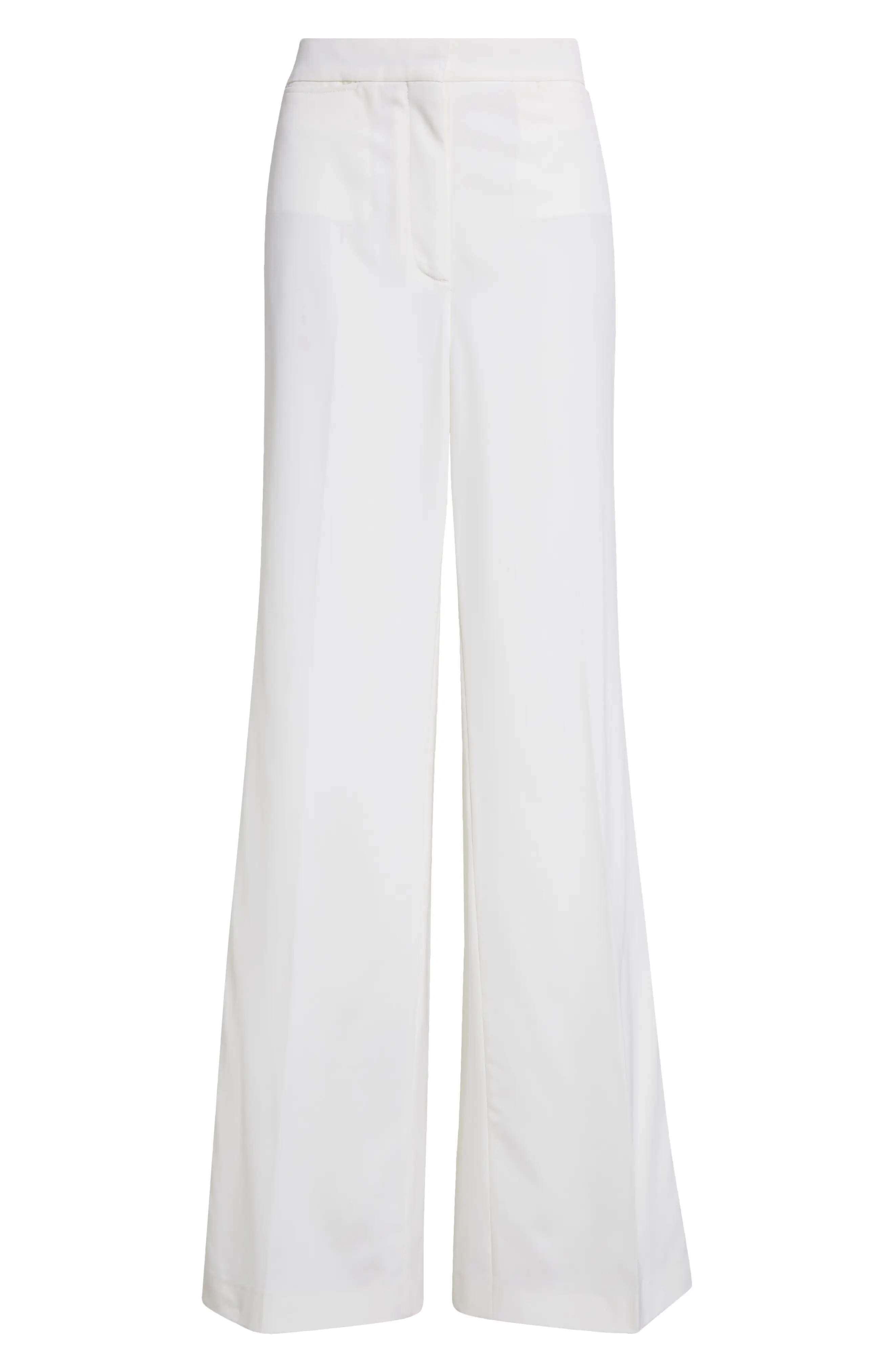 Iconic Stretch Wool Flare Leg Pants - 5