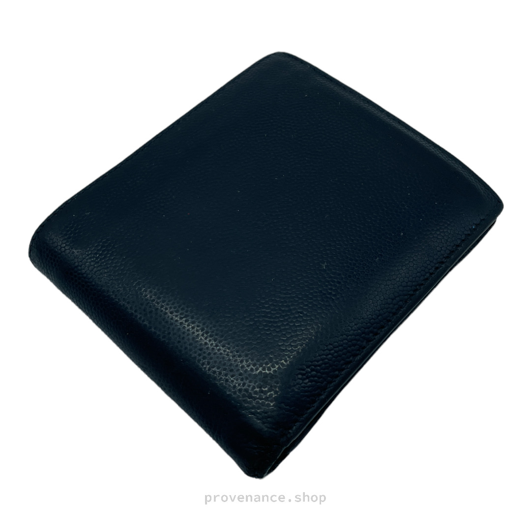 Saint Laurent Paris SLP Bifold Wallet - Navy - 3
