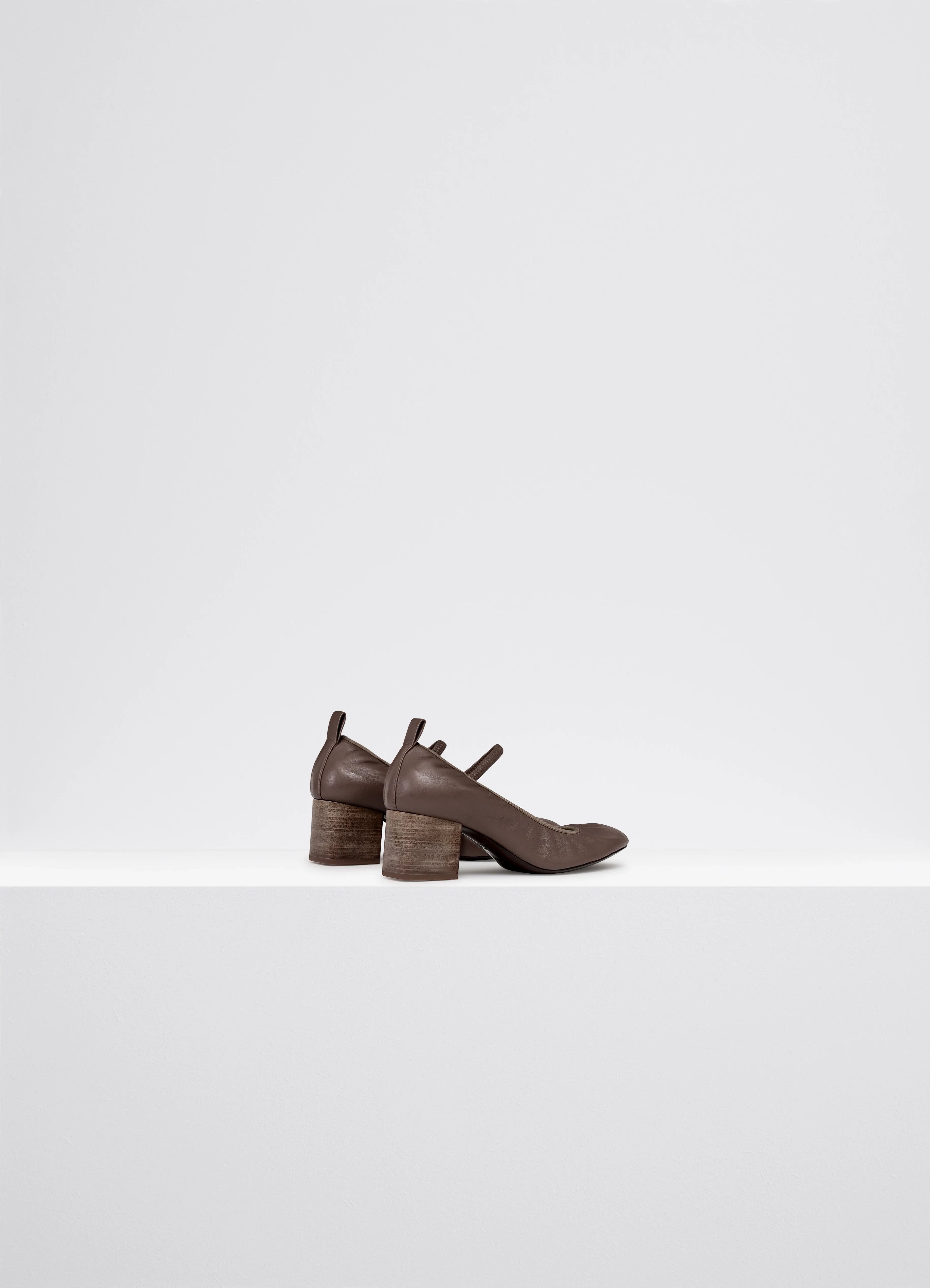 SQUARE BALLERINA WITH 55MM HEEL - 3
