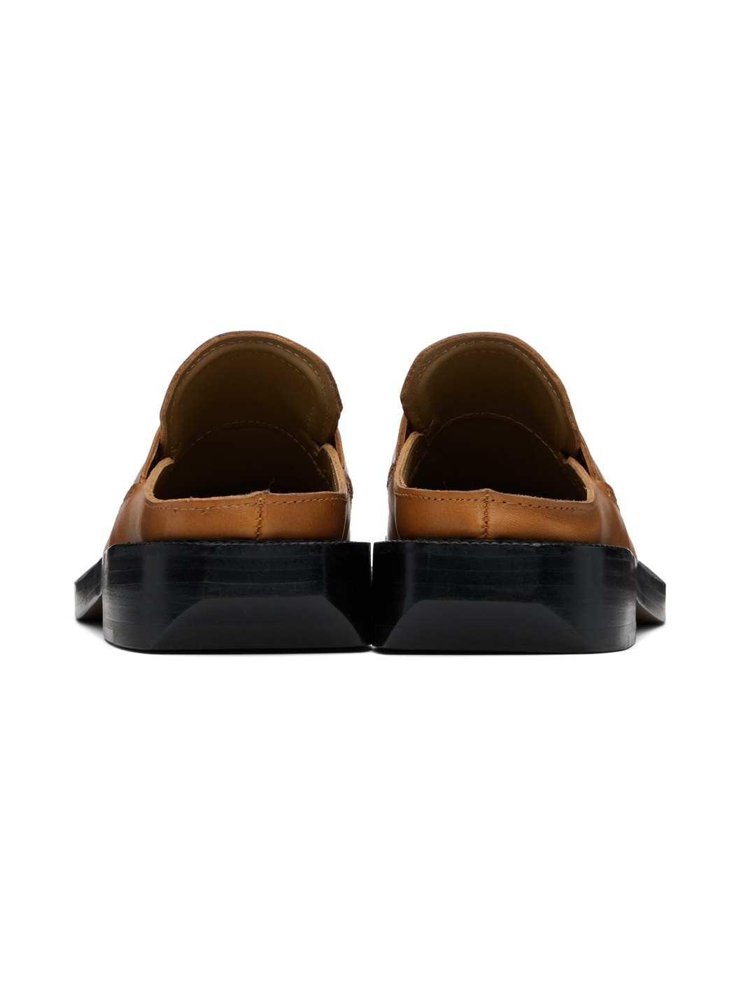 【 ADERERROR 】★Curve MU03 ADER error Brown Curve MU03 Slip-On Loafers | REVERSIBLE