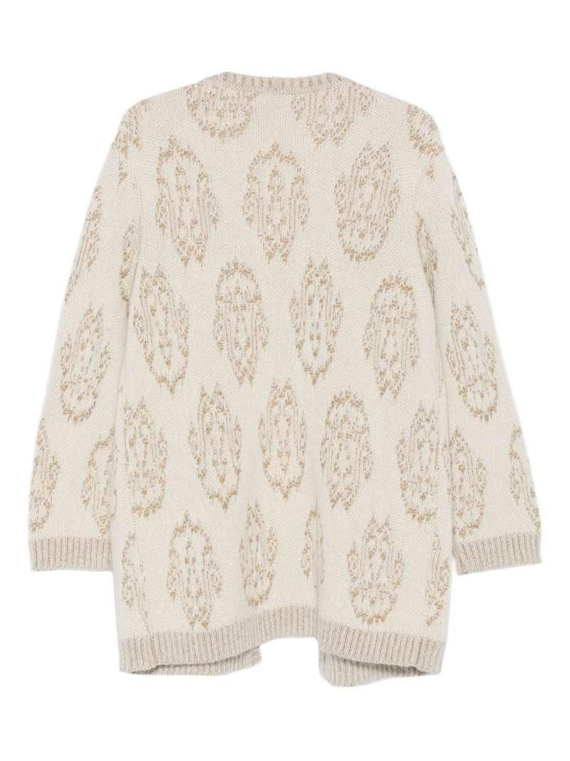GIAMBATTISTA VALLI geometric-pattern cardigan outlook