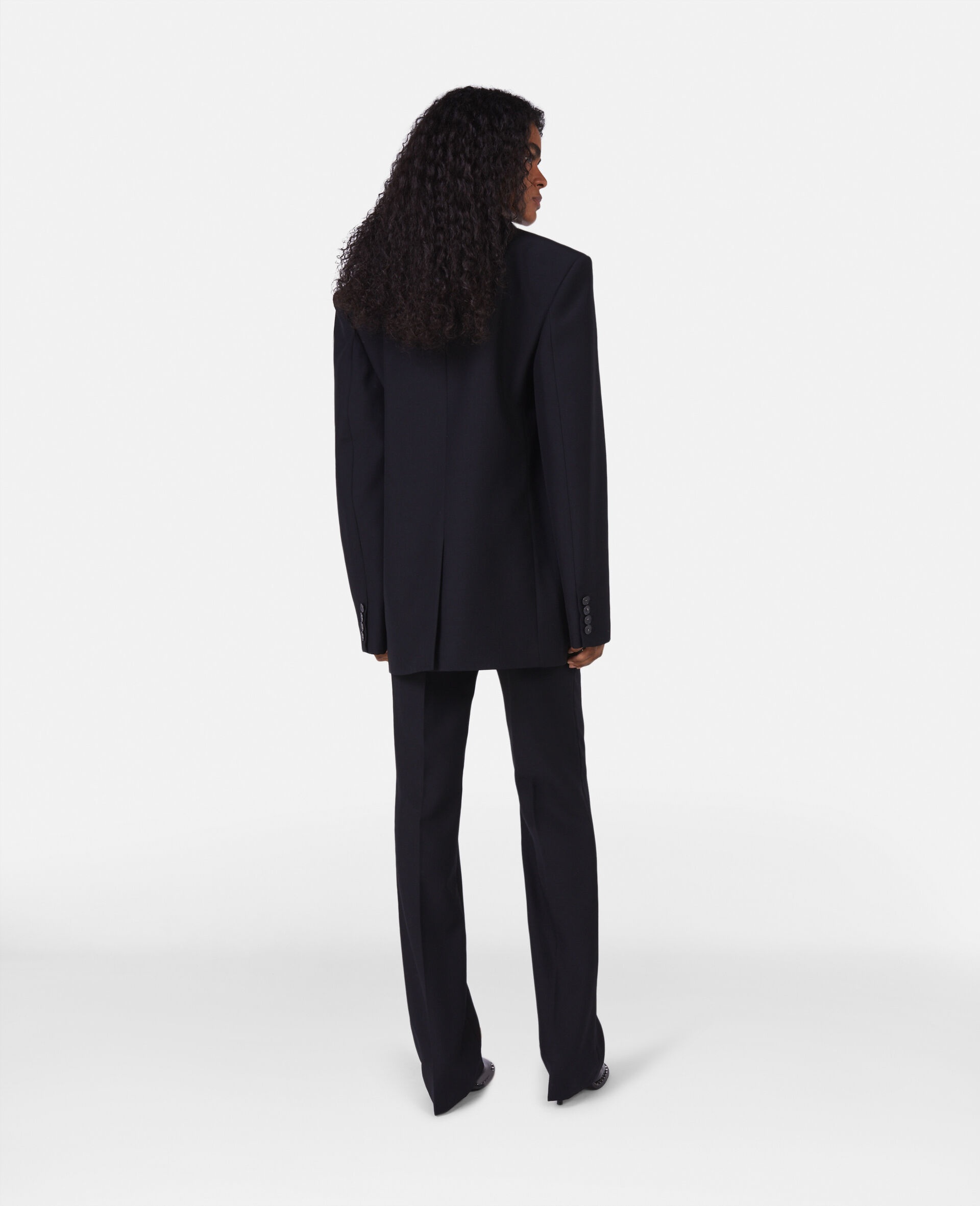 Prince of Wales Check Oversized Blazer - 4