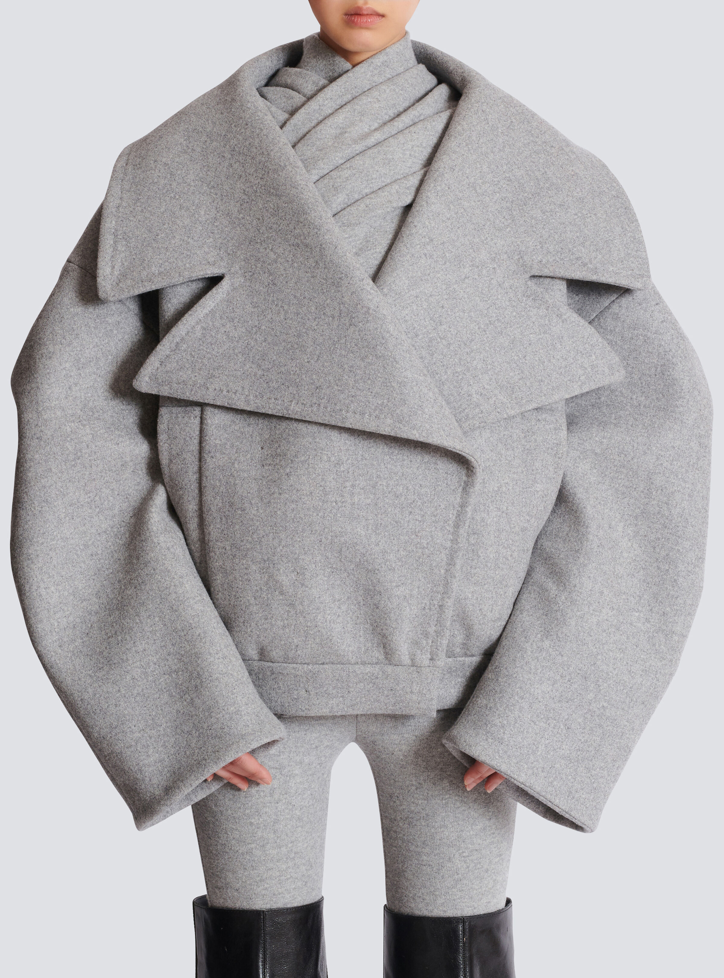 Wool pea coat - 5