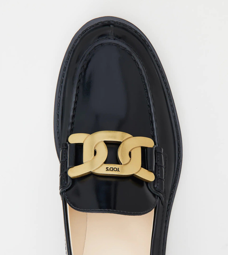 LOAFERS IN LEATHER - BLACK 4