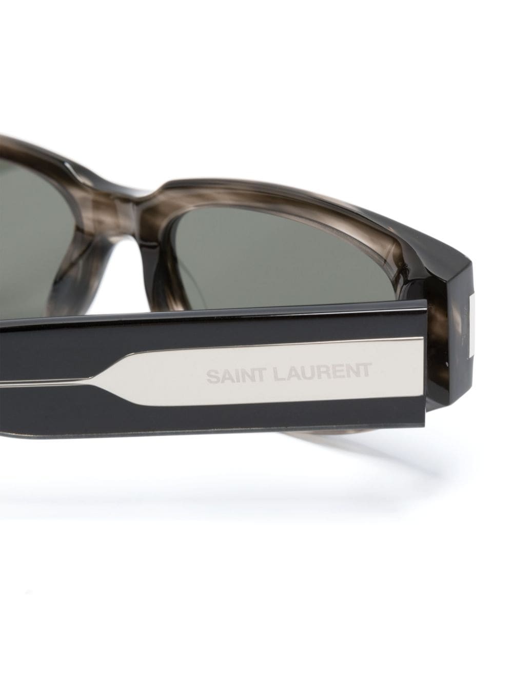 tortoiseshell-effect oval-frame sunglasses - 3