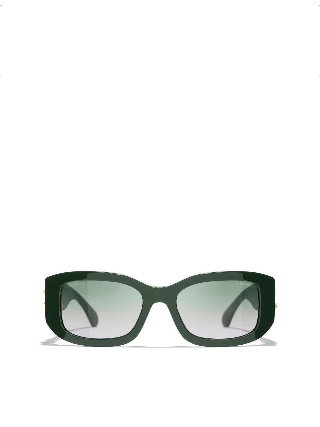 CH5542 Rectangle-Frame Acetate Sunglasses - 1