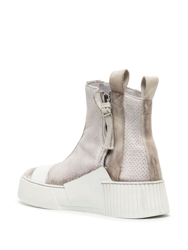 Bamba 5 distressed-effect sneakers 3