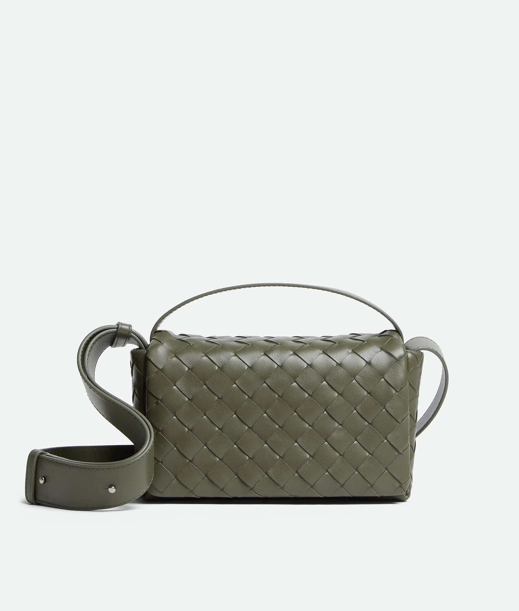 Intrecciato Mini Bag With Flap - 1