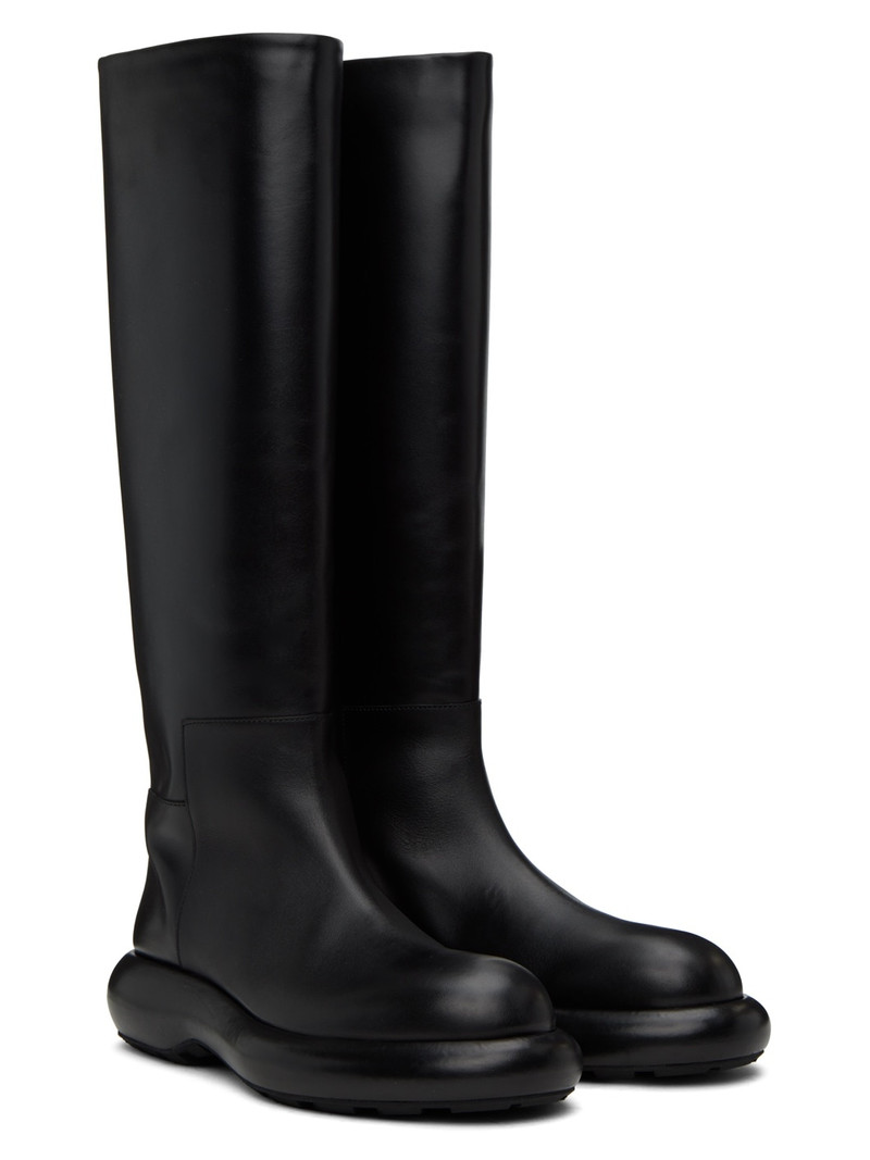 Black Pull-Loop Boots 4