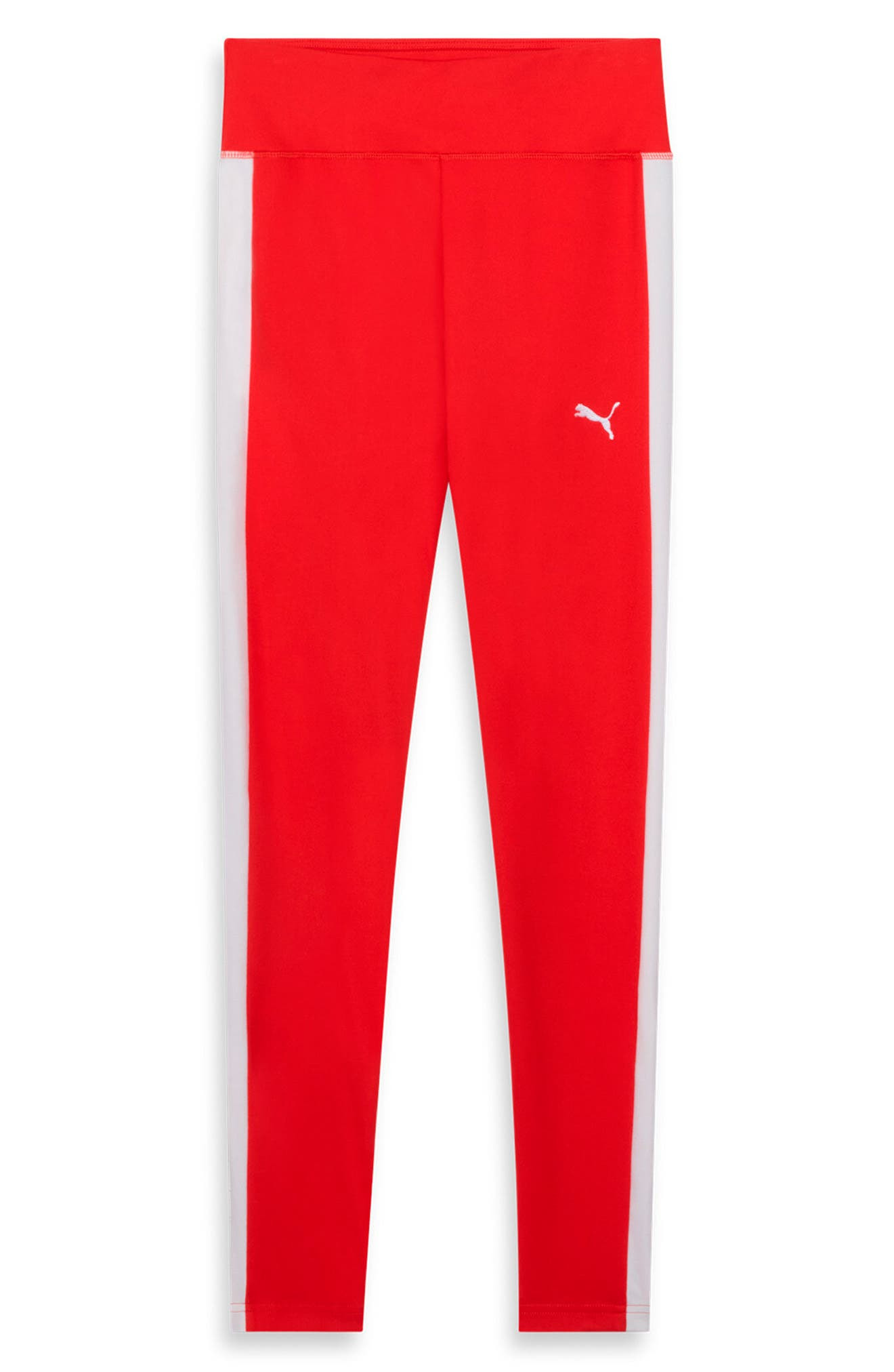 PUMA T7 Leggings in For All Time Red-Puma White at Nordstrom - 5