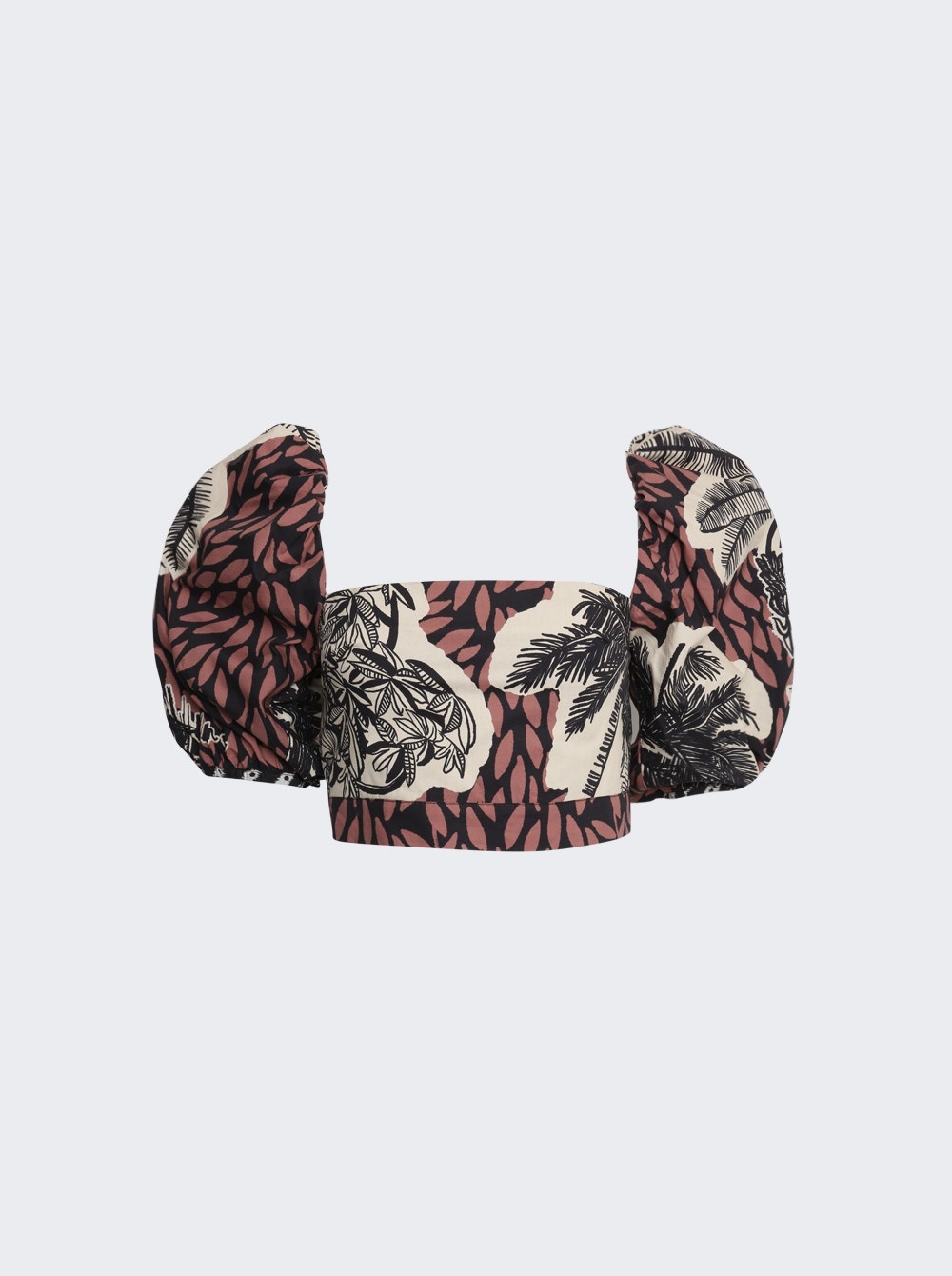 Paraiso Natural Crop Top Maroon - 6