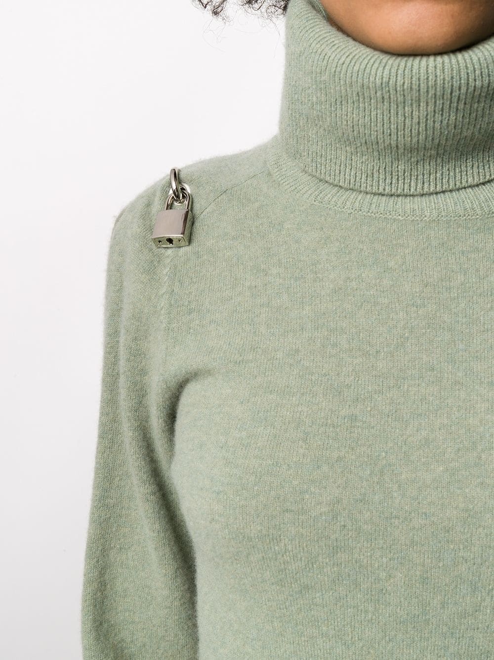 padlock turtle neck jumper - 5