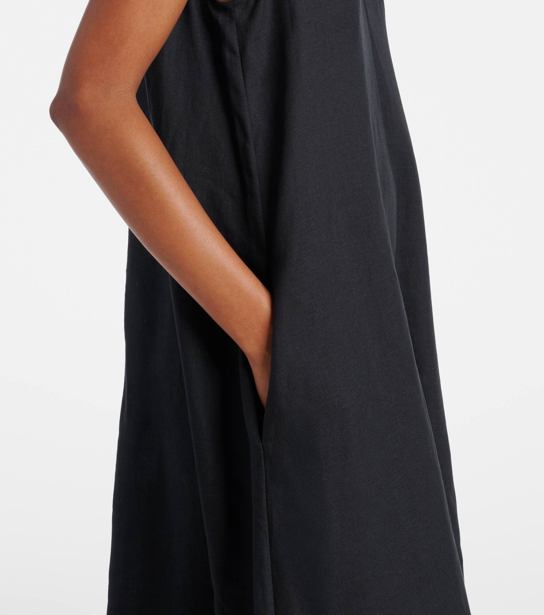 Nisha linen midi dress - 5